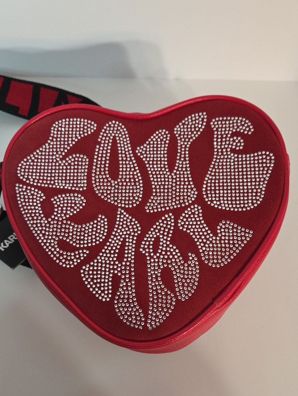 Karl Lagerfeld Paris Maybelle Heart Crossbody Bag NWT - Picture 7 of 16